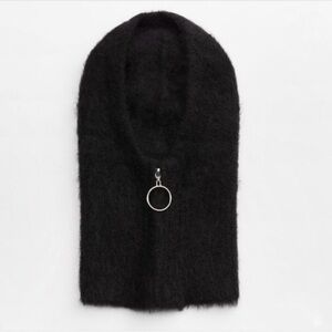 Zara Black Hooded Knit Accessories